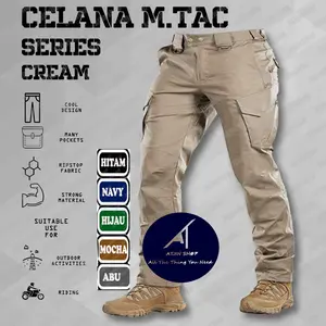 Celana Tactical Panjang M-Tac Force Pria Material Ripstop Tornado Grade Militer Original [ 4 Warna-Size 28-44]