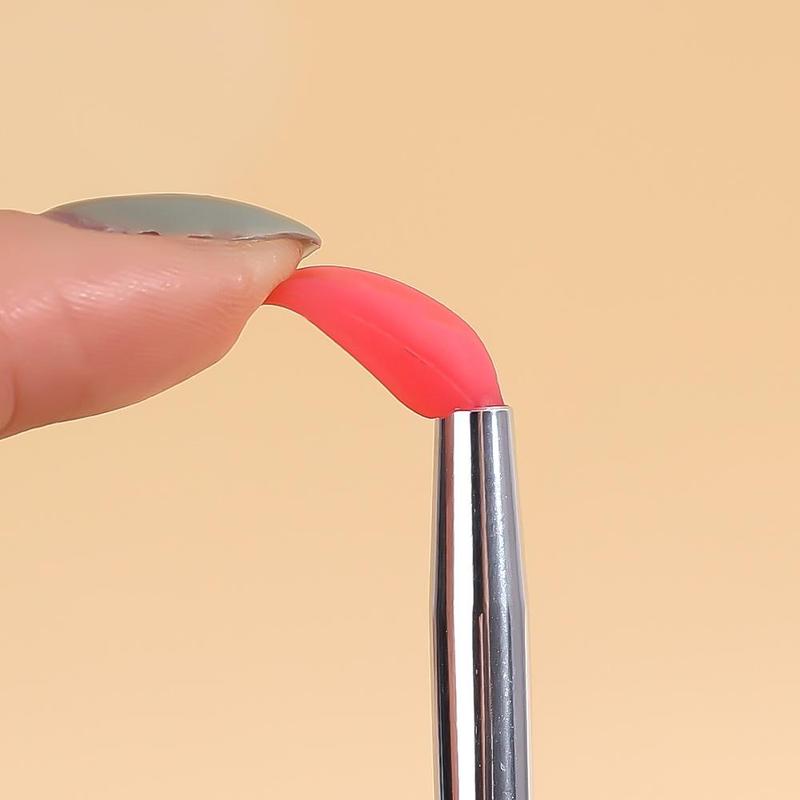 Cọ Môi Mềm Có Nắp Đậy, Đầu Silicon, Dụng Cụ Bôi Môi, Son Môi, Mỹ Phẩm, Cọ Trang Điểm Làm Đẹp Cho Nữ 6