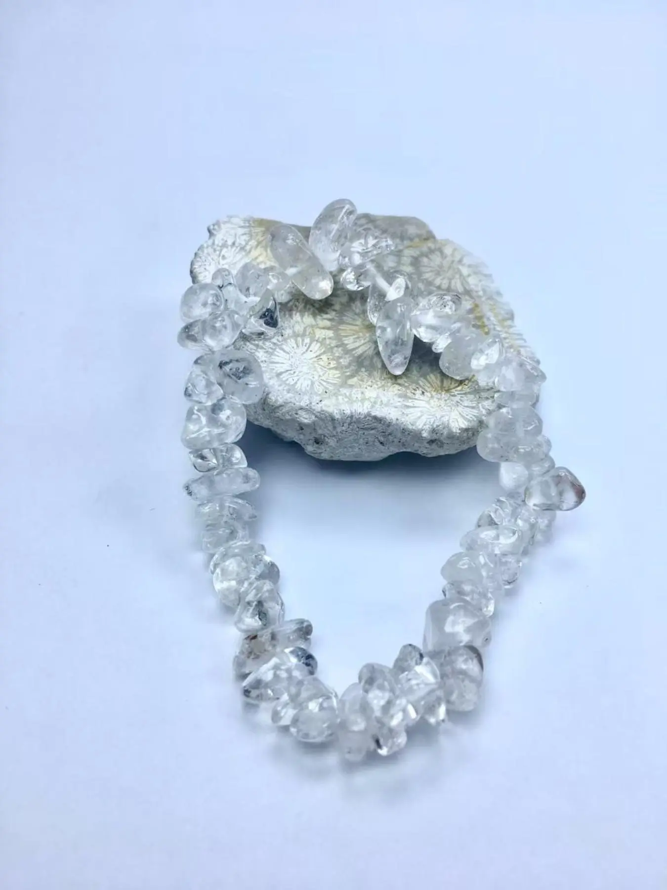 Natural Clear Quartz Stone Decor Bracelet, Fashionable Jewelry for Women & Girls, Trendy All-match & Exquisite Jewelry for Birthday Gift