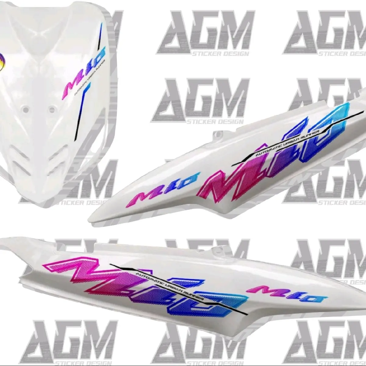 Stiker Striping Transparan  Mio sporty Mio Urban Stiker Motor Mio sporty Motorcycle