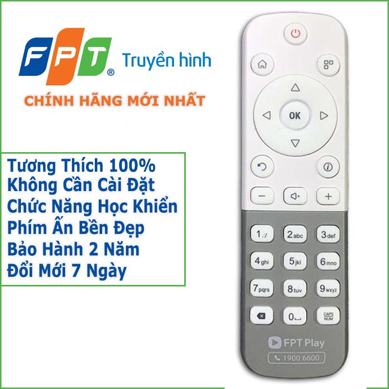 Điều Khiển Đầu Thu FPT Play Box FX6 Remote Truyền Hình FPT [CHÍNH HÃNG] có học lệnh khiển