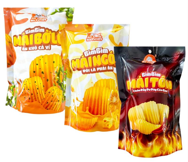   Chính hãng  BIM BIM MÁI TÔN MÁI NGÓI MÁI BỜ LÔ CAY THƠM NGON ĂN VẶT CỔNG TRƯỜNG - FOOD ĐỒ ĂN VẶT SNACK - ĂN CÙNG BÀ TUYẾT - ĂN VẶT CÙNG CHAN Sen đùi gà 7 vị tăm nhà trúng vàng của bimbim 