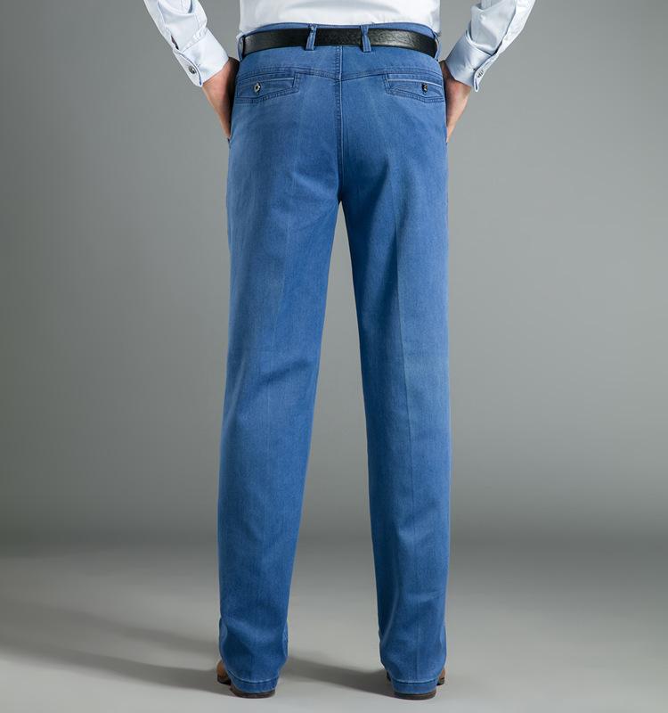 Product Introduction of Quần Jean Nam, Trung Người Già Và Cao Tuổi, Cạp Cao Co Giãn, Đáy Sâu, Thẳng Và Rộng Rãi, Thích Hợp Cho Bố, Quần Dài Thường Ngày 12