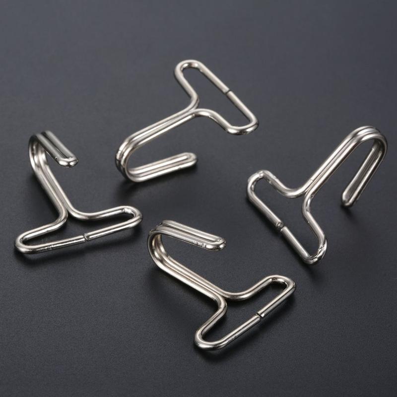 XIA SHEN DIY Metal Triangle Straps Fastener Shower Curtain For Hanging Auto Parts S Hooks Hanging Buckles Car Seat Cushion Hook 7