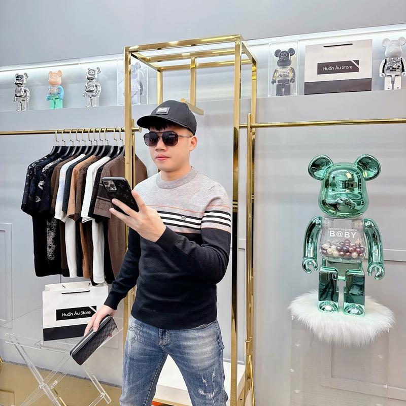 Mã 022 : Áo Len Thu Đông Quảng Châu Cao Cấp Menswear Nam Cổ Tròn 2