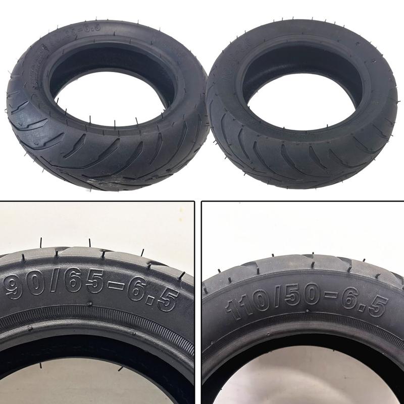 Lốp xe chân không, 11inch, 90 / 65-6.5 hoặc 110 / 50-6.5, Lốp bên ngoài, Thích hợp cho xe tay ga Điện 2