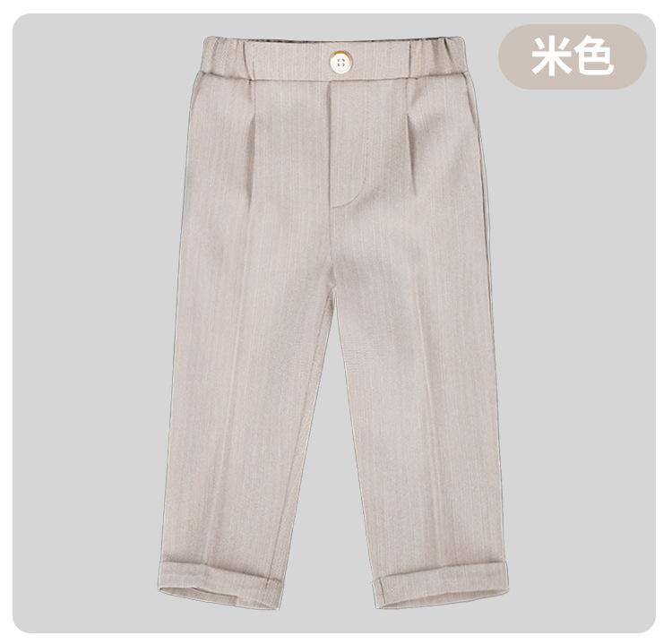 Product Introduction of กางเกงชุดเด็ก, กางเกงสูทสีทึบ, สำหรับเด็กชาย, นักเรียนชั้นประถมศึกษา, ชุดการแสดง, กางเกงขายาวลำลองฤดูใบไม้ผลิและฤดูใบไม้ร่วง 23