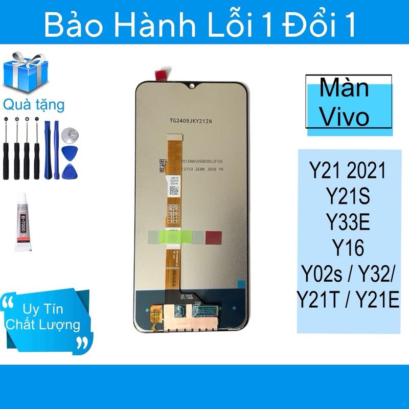 Màn hình tương thích cho Vivo Y21 2021 Y21S Y33E Y02S Y32 Y21T Y21E kèm keo tua vít