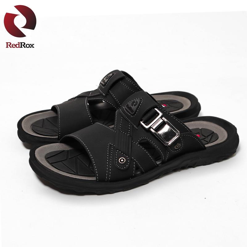 Sandal Pria Kasual Gaya Modern Kekinian Terbaru Ringan Lentur Redrox - VORT 02 Jepit Sendal 4