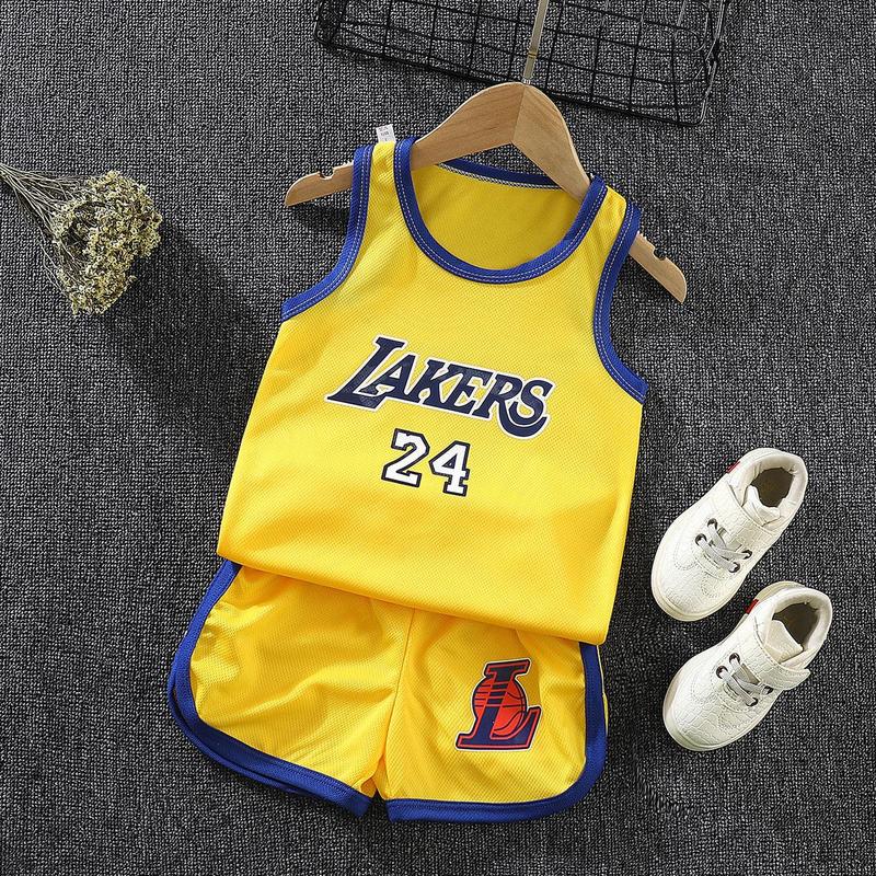 SETELAN IMPORT BAJU BASKET ANAK / KAOS SINGLET ANAK LUCU / BAJU IMPORT ANAK ANAK TERBARU / BAJU BASKET ANAK TERMURAH / COD Celana Pakaian Outdoor 6