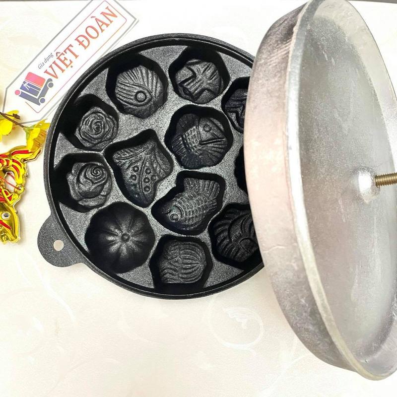V- Khuôn Bánh Bông Lan, Bánh Thuẩn - Khuôn Chống Dính Cao Cấp Bánh rất đẹp. siêu sắc nét 5