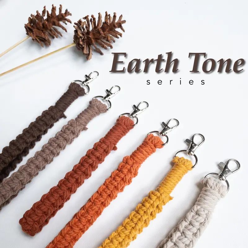 Gantungan Kunci Unik Earth Tone Series Keychain 2