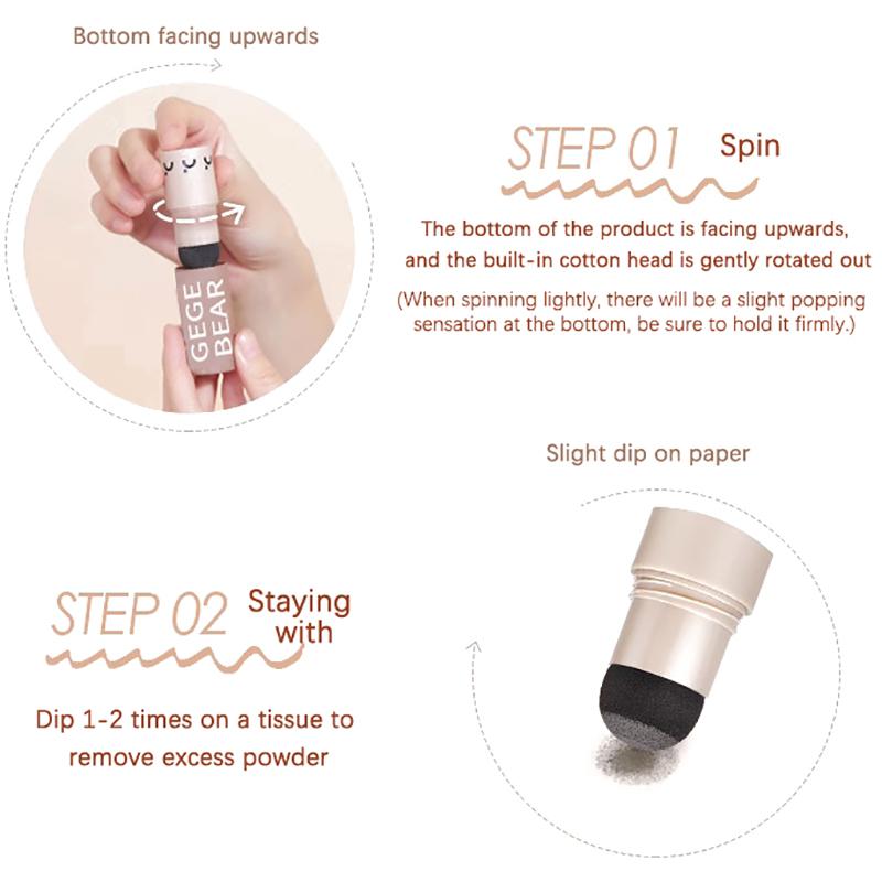 Product Introduction of Hair Line Rod For Repairing Hairline Waterproof And Sweat Resistant Modification Filling Hairline Repair Powder Hair Concealer 25
