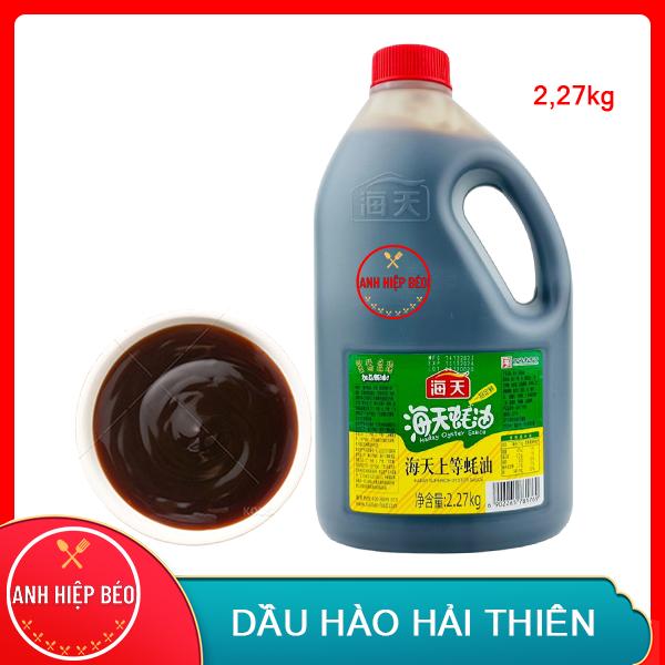 Sẵn Hàng Gia Vị Dầu Hào Hải Thiên Xào Tẩm Ướp Can 2,27kg Nước Sốt Tương