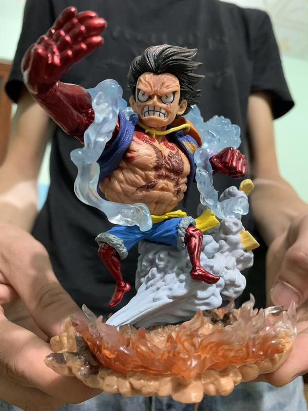 (16cm) Mô hình Luffy Gear 4 Chibi cực đẹp