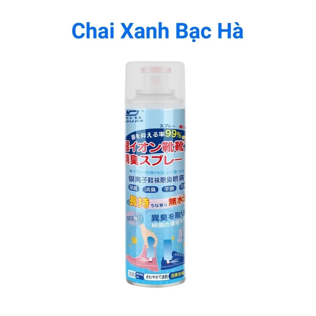 BÌNH XỊT KHỬ MÙI GIÀY DÉP NANO 260ml