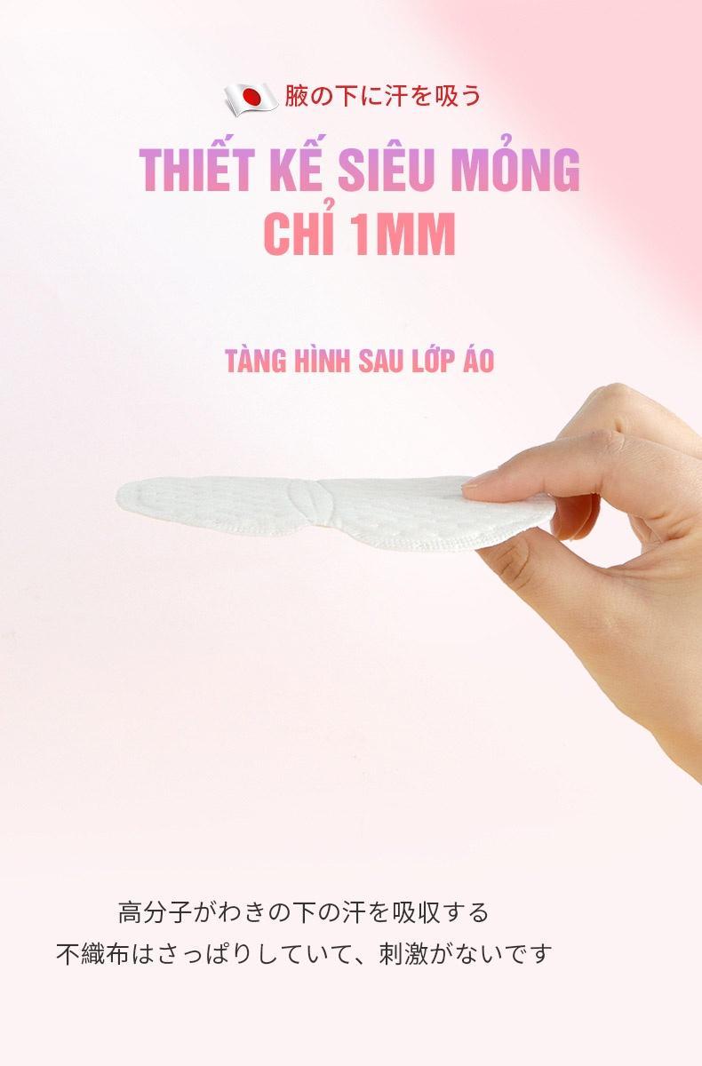 Product Introduction of 1 Gói 10 Miếng Dán Thấm Hút Mồ Hôi Nách Siêu Mỏng 2508 - PARISA 20