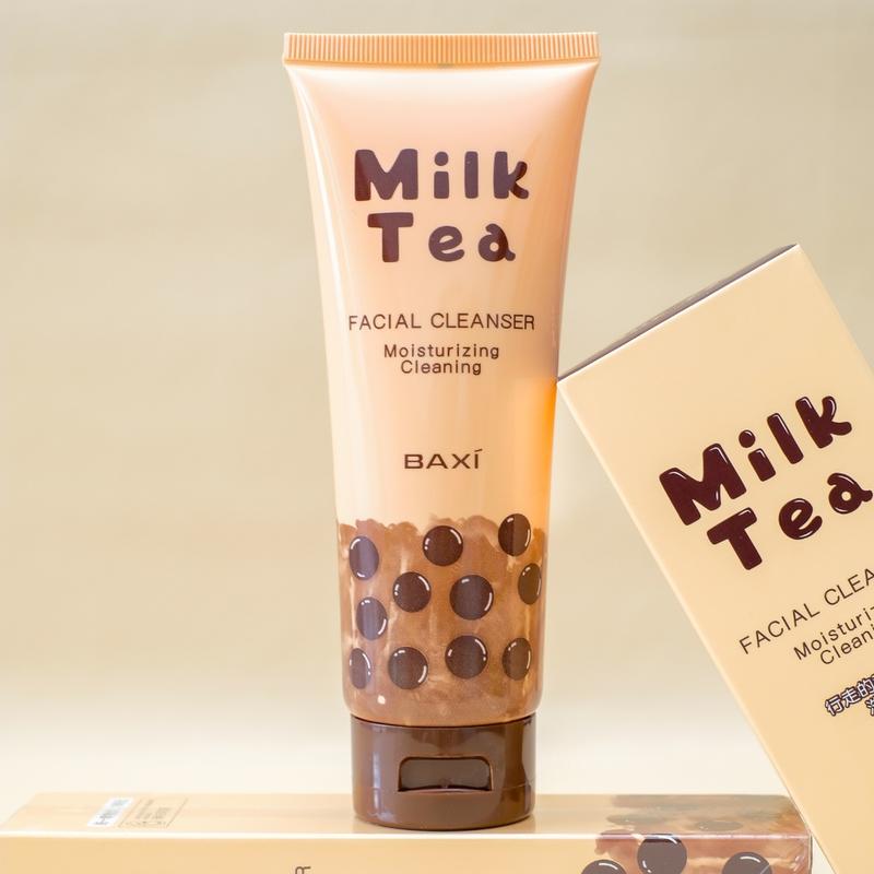 baxi pembersih wajah/pembersih muka/bubble tea facial cleanser 4