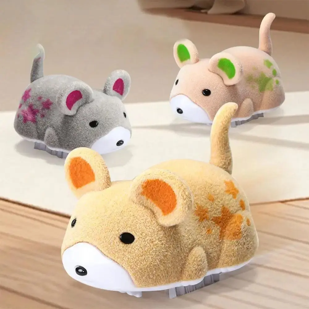thingin Creative Plush Interactive Hamster Toy for Cats Simulation Electric Simulation Teasing Squeaky Hamster Kitten Toy With Fun Sounds Stress Relief Electric Teasing Kitten Toy Pet Supplies