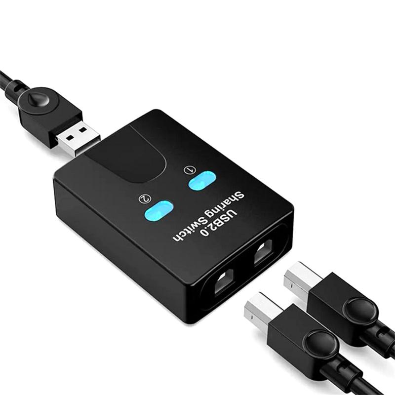 Hub 2 Cổng USB2.0, Công Tắc USB Chia Máy In, Bộ Chia Hai Máy Tính, Thiết Bị Đĩa…