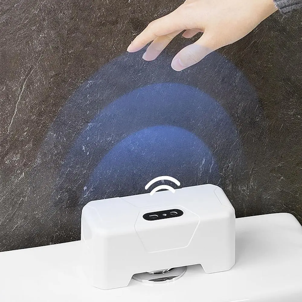 Toilet Infrared Sensor Flusher, Household Electric Press, Toilet Automatic Flush, Universal Toilet Accessories for Home Bathroom, Modern
