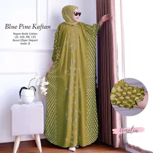 Kaftan Catur Gamis Kelelawar Daster Jumbo Gamis Wanita Rayon Muslim Panjang Dress Fit Nyaman Motif Katun