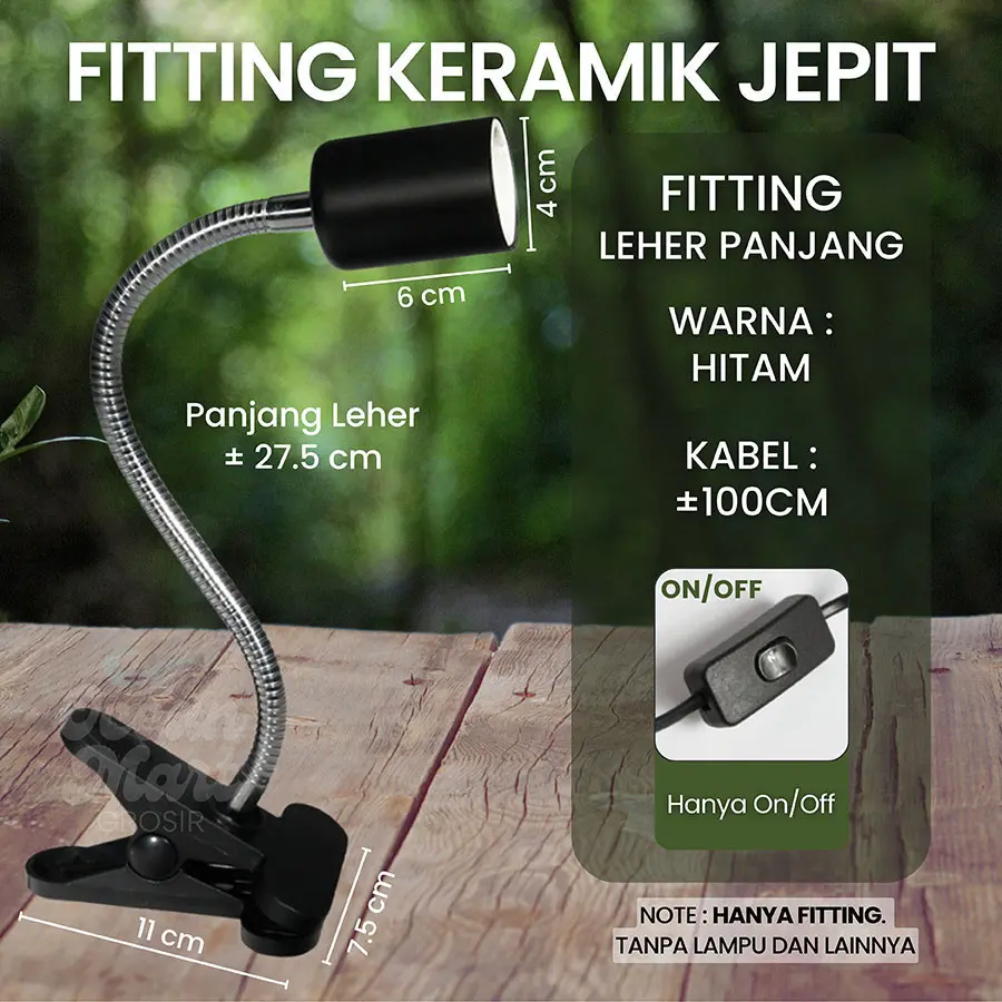 ON/OFF Panjang Hitam