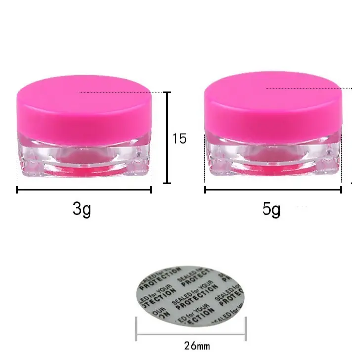 Lọ chiết mỹ phẩm mini 3g/ 5g - Hũ chiết mỹ phẩm du lịch nhỏ xinh 8