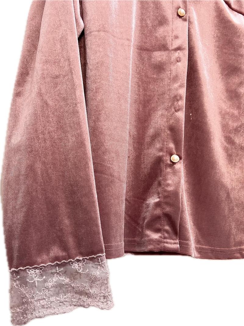 Product Introduction of Two-Piece Set Women's Solid Pajama Set, Elegant Comfy Long Sleeve Top & Pants Set, Ladies Sleepwear for All Seasons 7