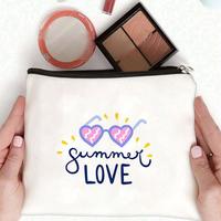 Gambar U-Living Tas Kosmetik Travel Pouch Make Up Aksesoris Organizer Make Up Motif Dengan Ritsleting TM018 - Cangak-Pink dari U-Living Indonesia Kota Bekasi 3 Tokopedia