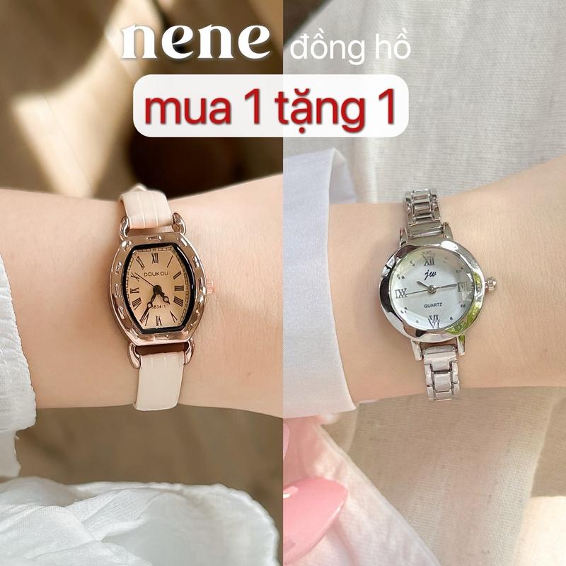   COMBO mua 1 tặng 1  mua 1 Đồng hồ nữ OVAN Doukou tặng 1 đồng hồ JW hoặc nhiều kiểu xinh xắn Watch Đeo Tay 