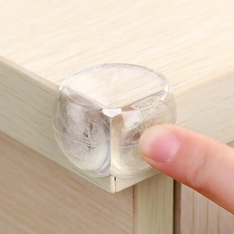 [HÀNG CÓ SẴN] Bịt Góc Bàn, Bọc Cạnh Bàn Kính, Cạnh Tủ Vuông Bằng Silicon An Toàn Cho Bé 1