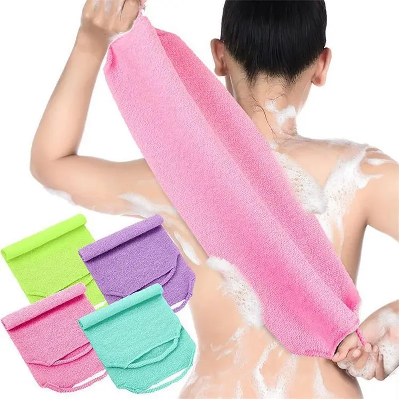 Hot-Selling Long Stretch Bath Towel, Nylon Thickened, Strong Back Rubbing, Pull Back Strip, Exfoliating Bath Towel bath  towel flavor  towel