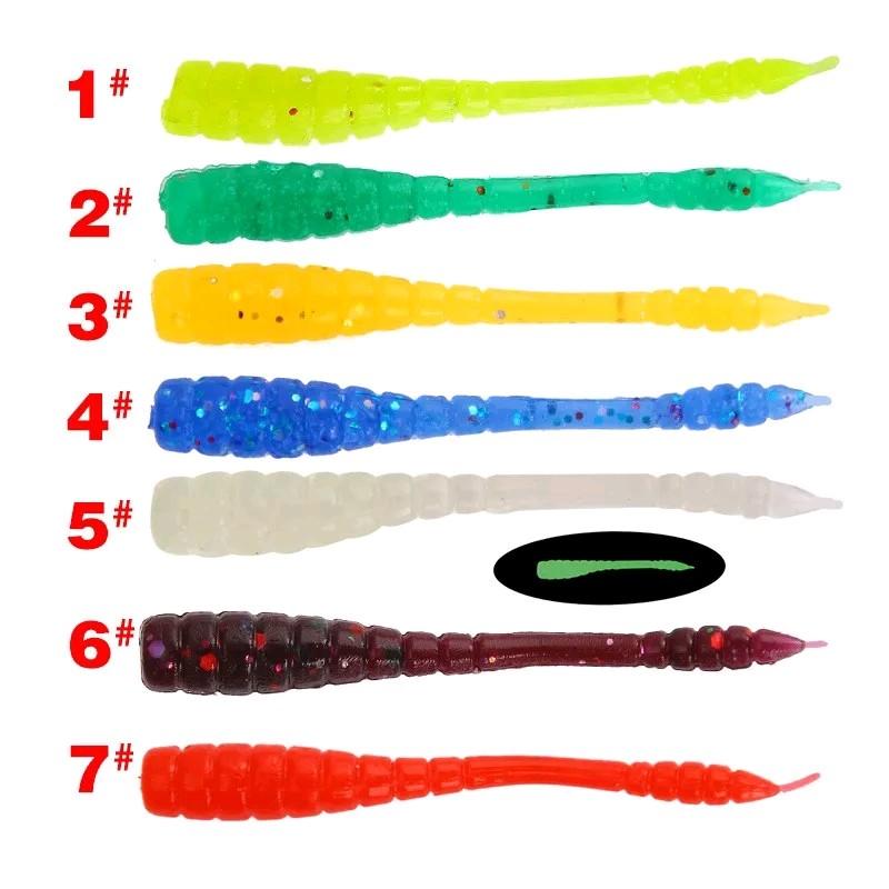 10PCS UMPAN PANCING LURE CASTING SOFTLURE AJIG 4.5CM ULTRALIGHT 0