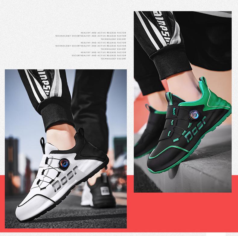 Product Introduction of Rotating Buckle Goodyear Bottom Daddy Shoes Sports Fashion Shoes 2024 New Casual Men's Running Shoes 3