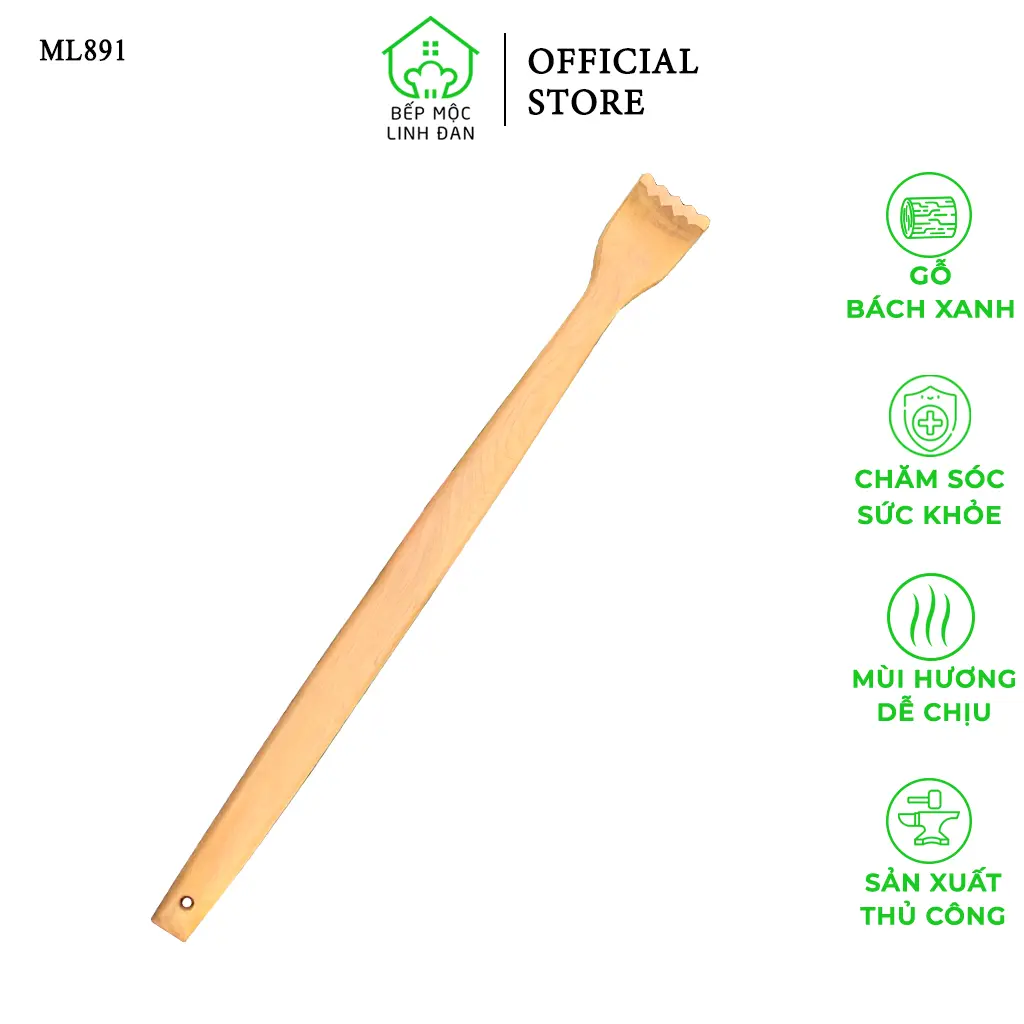 Cây Gãi Lưng Bằng Gỗ Thơm - Dụng Cụ Không Thể Thiếu Cho Mọi Gia Đình [MH891]