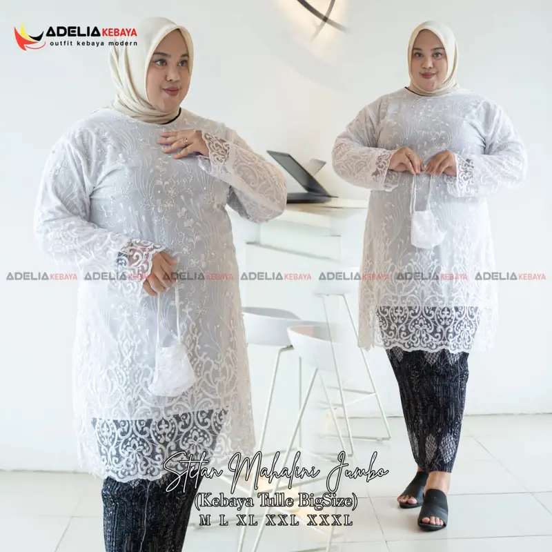 selamat datang di toko aulia kebaya store ( COD ) SET KEBAYA TUNIK MAHALINI JUMBO LD 130 - KEBAYA BIG SIZE TERBARU - OUTFIT PESTA TERBARU KEBAYA YANG COCOK UNTUK ACARA PESTA DAN KONADNGAN Atasan Batik Bawahan Panjang Setelan Wanita Kondangan Wisuda 8