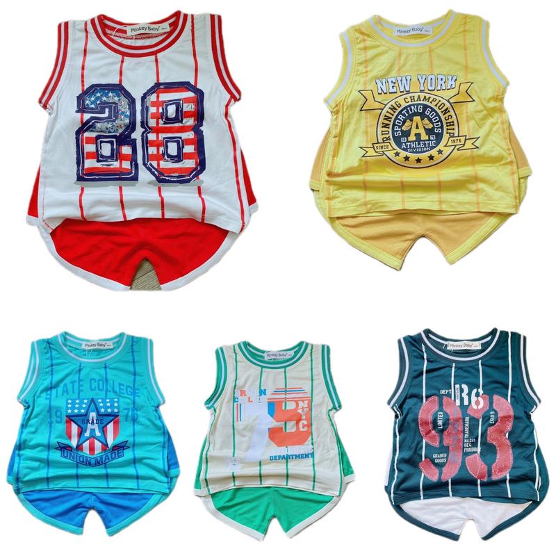 [Shin Kids] (8-26kg) Bộ Áo Ba Lỗ Quần Vạc Bầu Thun Lạnh Phối Viền In Hình Kiểu Thể Thao Dành Cho Bé.Đồ Bộ Bé Trai,Đồ Bộ Cho Bé,Đồ hè cho bé.Đồ ngủ cho bé, đồ mặc nhà cho bé. 2