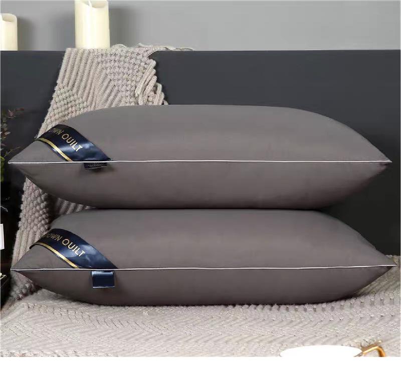 Combo 2 Chiec Ruột gối đầu Hillllton bông gòn cao cấp kích thước 45x65cm, nặng 1kg2-1kg3. thoáng khí trắng bền chỉ giặt tay làm mát bông 3d  vải lanh trắng gốigấm Vietnam Thoáng khí gối nằm & gối tựa goi  hoi