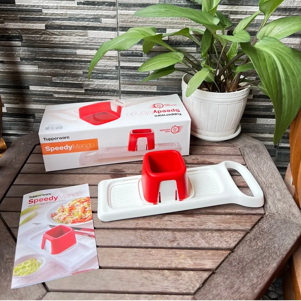 Tupperware ori pengiris bawang