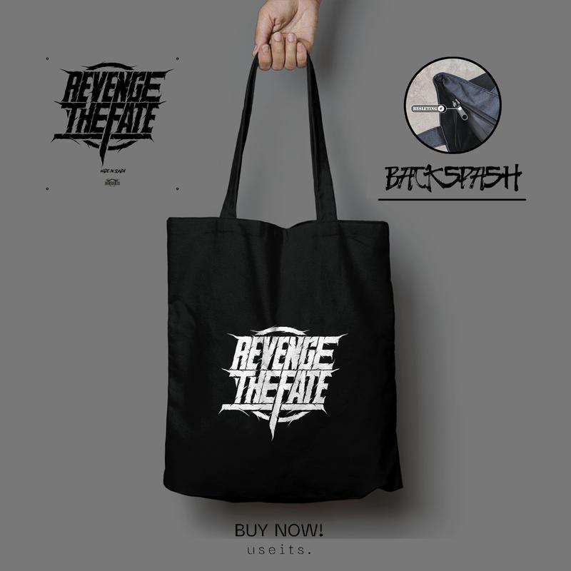 Totebag Revenge The Fate - Totebag Band - Totebag Pria - Totebag Wanita - Tote bag Pria - Tote bag Wanita - Tote bag Resleting - Tote bag Wanita Kuliah - Tote bag Wanita Resleting 1