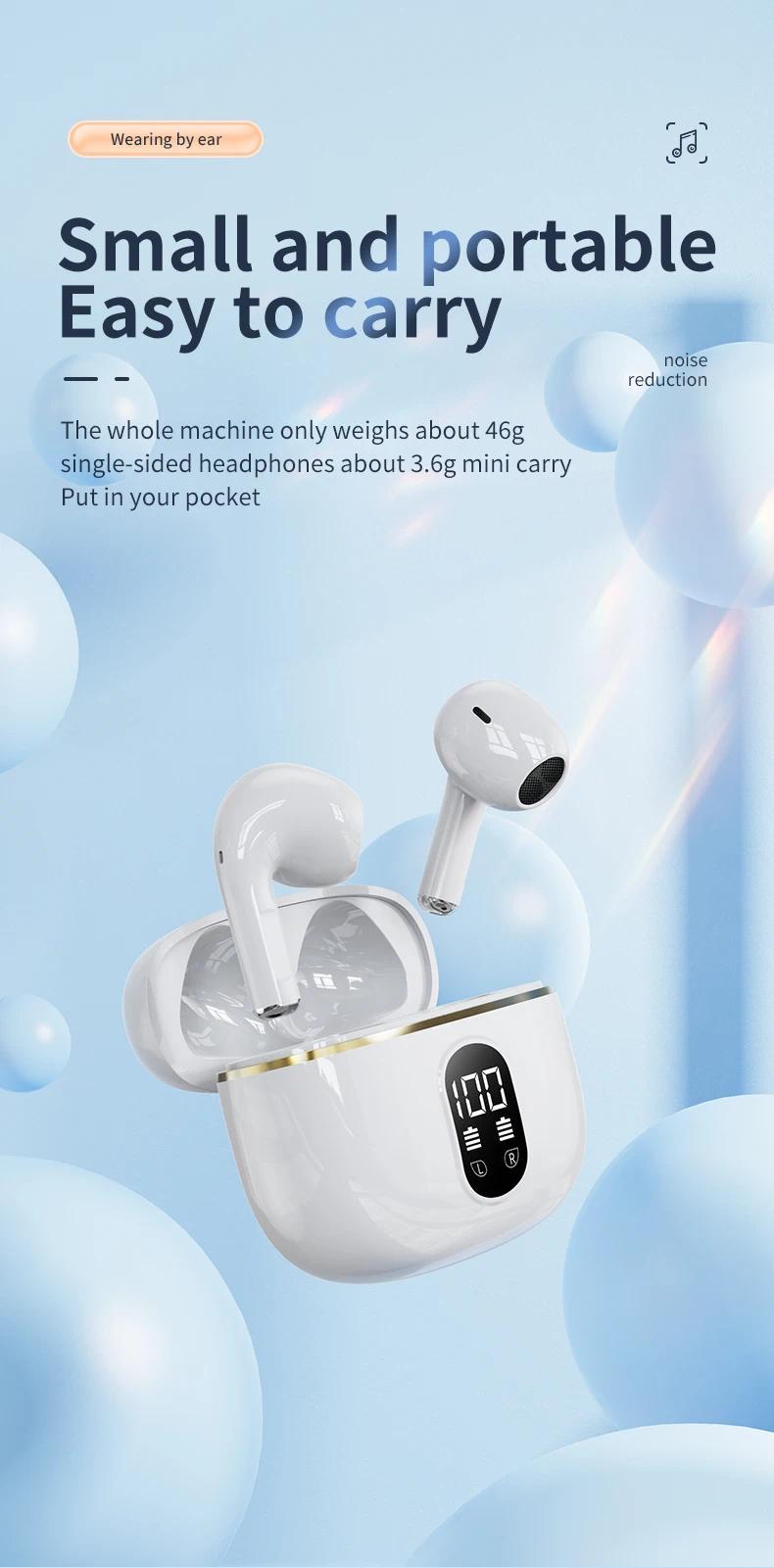 Product Introduction of X87 wireless headphones touch control gaming headsets bt5.3 earphones HiFi stereo noise reduction waterproof earbuds with mic 20