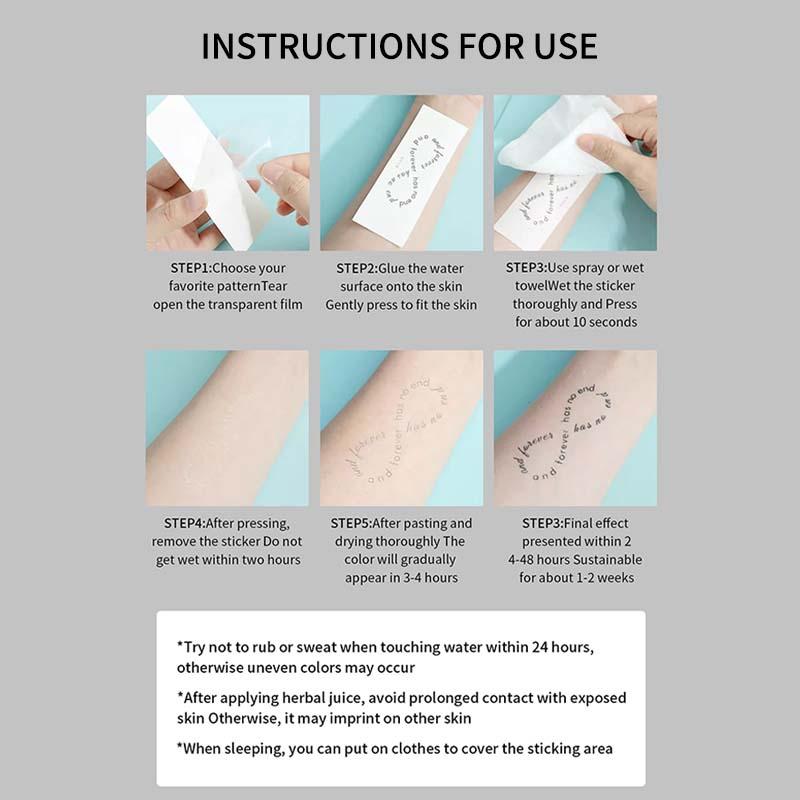 Wing & Butterfly & Sword Pattern Temporary Tattoo Sticker, 3pcs  Fake Tattoo Sticker For Men & Women, Body Art Sticker 6