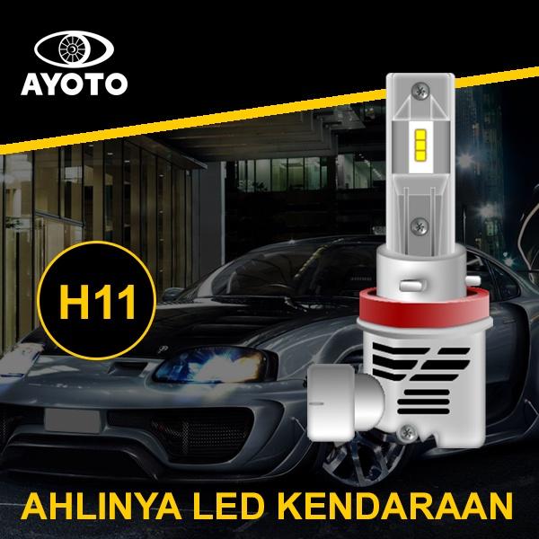 AYOTO A3 H11 45 W Sepasang 2 Pcs Lampu Kabut Foglamp 3 Warna LED 2
