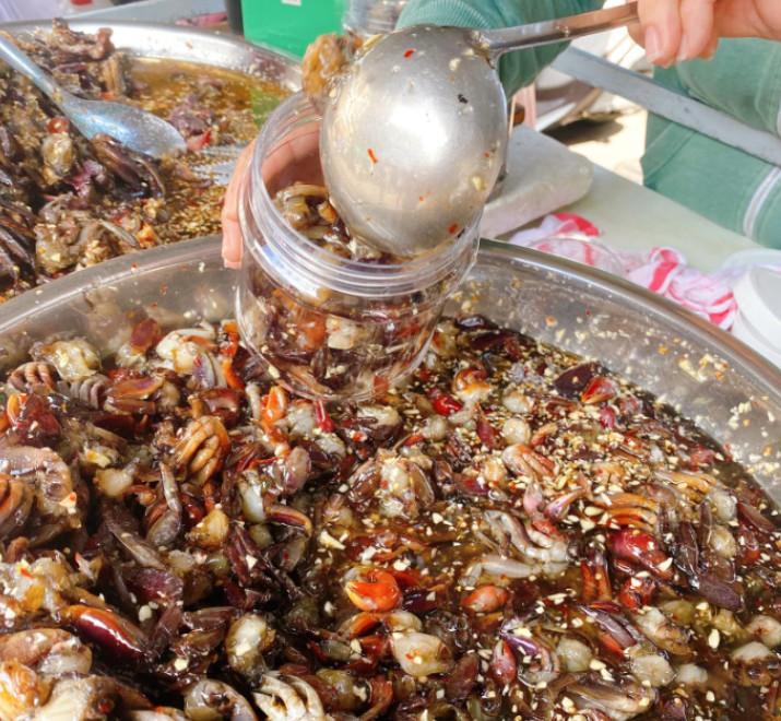 Mắm Ba Khía Sữa Trộn Sẵn gia vị dùng ngay 600gram 90 cành