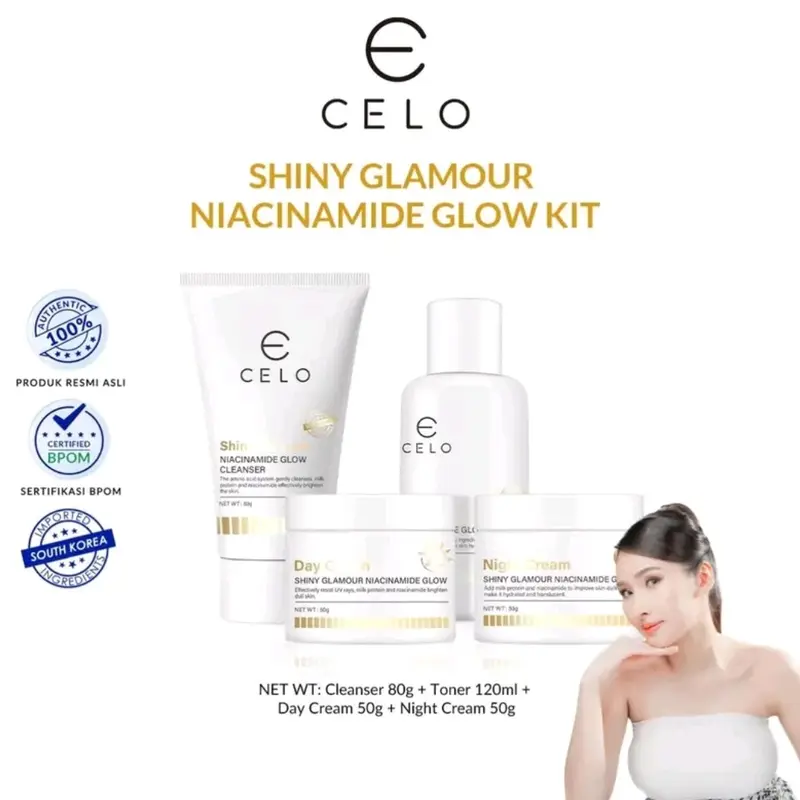 Shiny Glamour Niacinamide Glow Set CELO 0