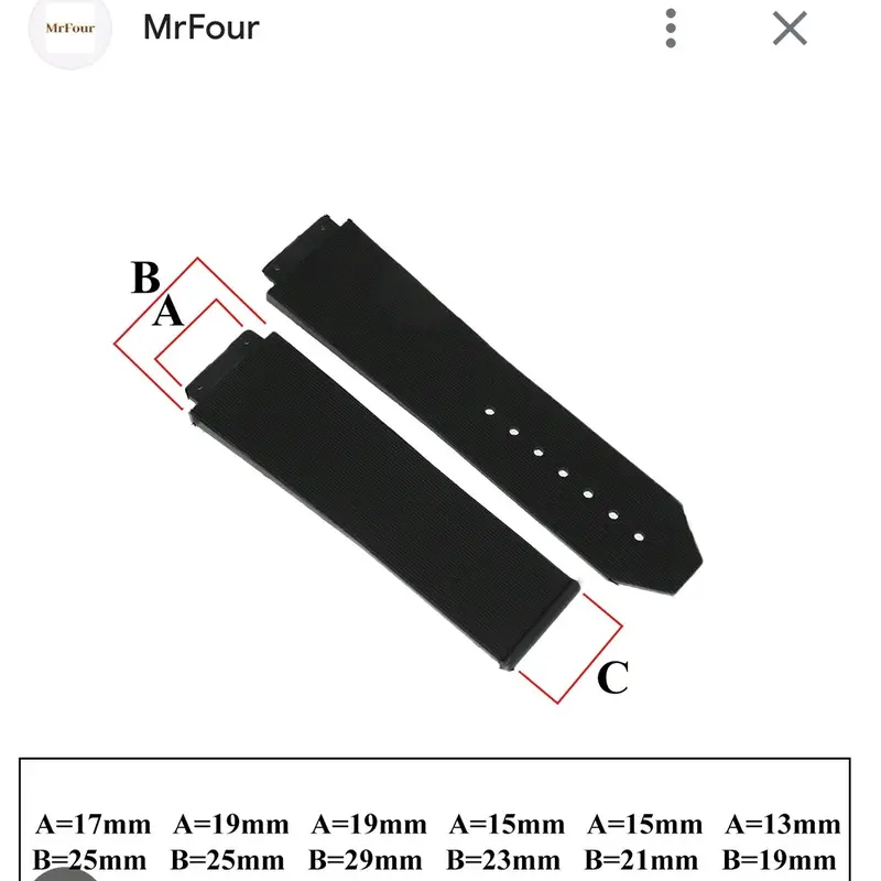 Dây đồng hồ HBL nam case 42 38 lót da ( tặng kèm dụng cụ thay dây) Cua 4