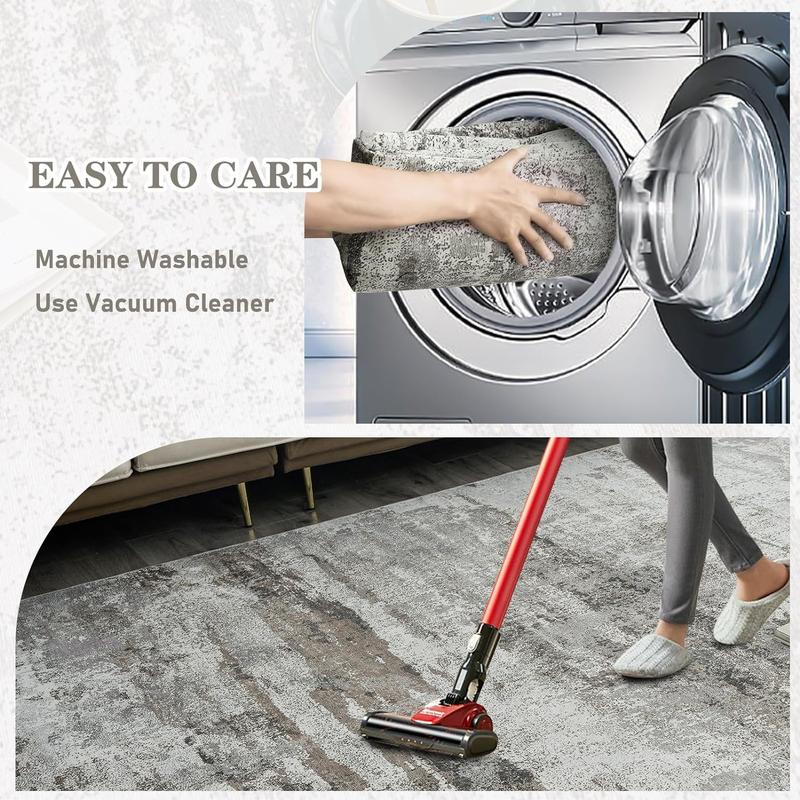 Modern Non-slip Soft Carpet, Rectangle Home Decorative Mat, Anti-slip Floor Mat for Living Room Bedroom Home Decor, Large Living Room Rugs 8