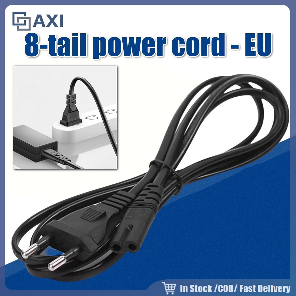 "จัดส่งรวดเร็ว สาย ac power 2 รู สายยาว1.5M ปลั๊กEU สำหรับPS4 เครื่องพิมพ์ กล้อง ลำโพง อเนกประสงค์ "