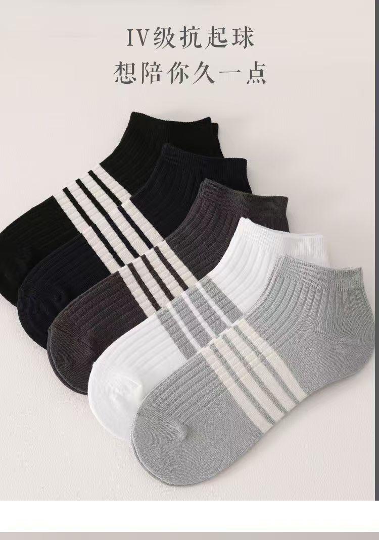 Product Introduction of Vớ Ngắn, Dành Cho Nam Giới, Chống Mùi Hôi, Thấm Hút Mồ Hôi, Ống Ngắn, Thoáng Khí, Thích Hợp Cho Mùa Xuân Và Mùa Hè, Mỏng, Vớ Thuyền Thể Thao, cổ xẻ Sâu, Phong Cách Ins 7